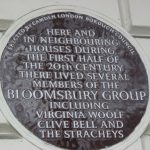 Building marker for the famous Bloomsbury