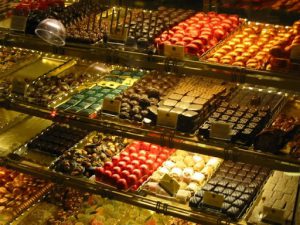 Chocolates for sale at Harrod's department store