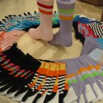 Sock display at Harrod's