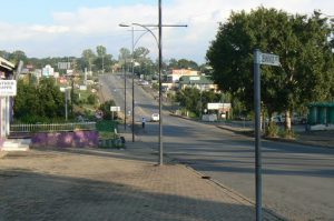 Main street Sunday morning in Magaliesburg