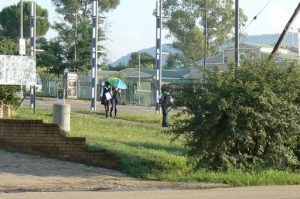 School children in uniforms, Magaliesburg