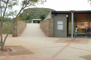 Entry to Cradle of Humankind museum near Magaliesburg
