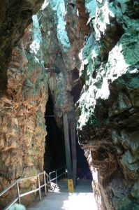 Entrance to the Sterkfontein Caves;  there are more than three