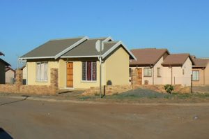 Middle class housing near Uppington