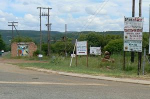 Entering village of Groot Marico