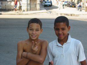 Cuba - city boys