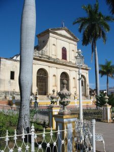 Cuba - church in south coast village of Trinidad