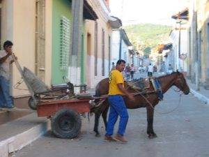 Cuba - village street in Trinidad