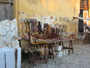 Cuba - souvenir crafts for sale in Trinidad