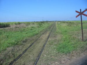 Cuba - little used railroad, for cargo and crops only