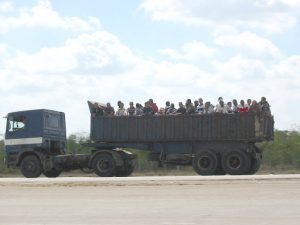 Cuba - private transportation supplements public transport