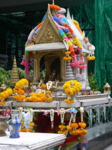 Thailand, Bangkok - another Buddhist shrine; there are thousands throughout the