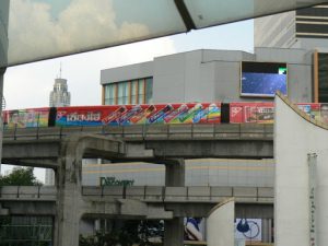 Thailand, Bangkok - the SkyTrain superstructure is a huge feat of
