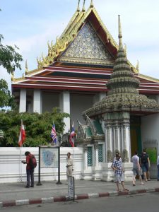 Thailand, Bangkok - Wat Pho contains the largest reclining Buddha statue