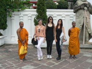 Thailand, Bangkok - inside the Wat Pho temple complex