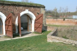 Several bunkers in the ancient fortifications have been made into