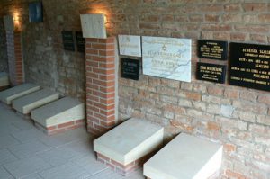 Several bunkers in the ancient fortifications have been made into