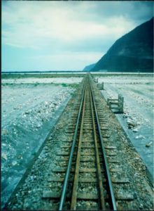 Railway trip around the coast