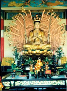 Buddhist temple statue