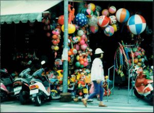 Colorful toy shop