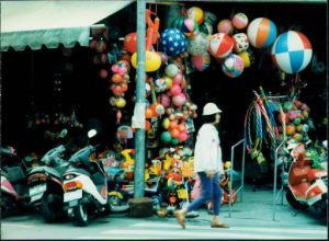 Colorful toy shop