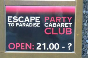 Popular Escape gay bar, disco, club.