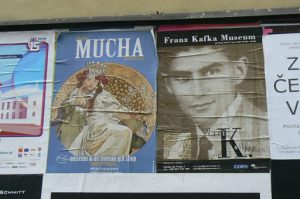 Poster of Czech writer Franz Kafka.