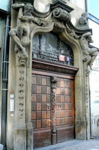 Ornate portal.