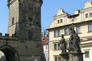 Construction of the Charles Bridge started in 1357 under the