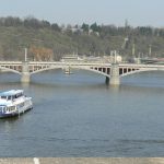 Legii Bridge over the Moldau River.