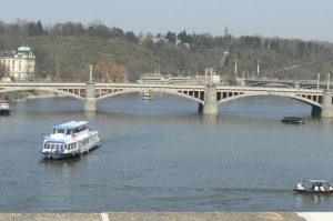 Legii Bridge over the Moldau River.