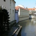 Old mill on the Moldau River.