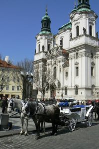 St. Nicholas church in old town square offers classical music