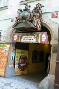 Prague is home to some famous marionette theatres;  we saw