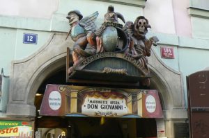 Prague is home to some famous marionette theatres;  we saw
