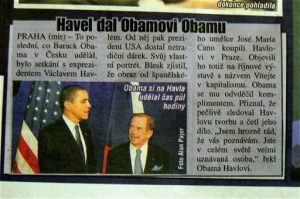 President Obama and his wife Michelle visited Prague and  were