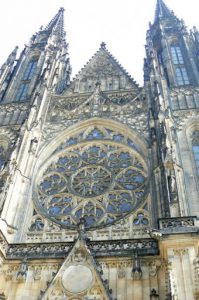 In the middle of the castle is the largest cathedral