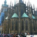 Rear view of St Vitus Cathedral.