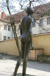 Sculpture at Prague Castle.