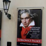 Beethoven poster for concert at Prague Castle.