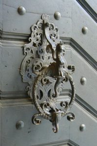 Door knocker.