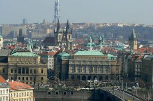 View over Prague Old Town.