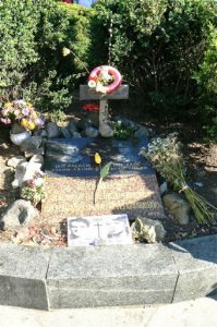 Located in Wenceslas Square are the memorials to two young