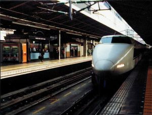 The Shinkansen is a network of high-speed railway lines in