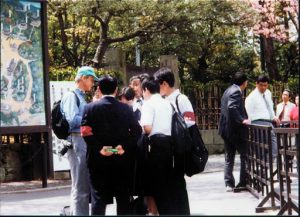 Kyoto: students often want to talk to foreigners in order