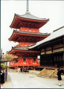 Close to the Ryozen Kannon is a huge colorful pagoda