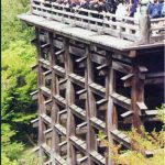 Balcony structure of Kiyomizudera Buddhist Temple.