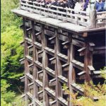 Balcony structure of Kiyomizudera Buddhist Temple.