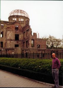 The A-Bomb Dome is the skeletal ruins of the former