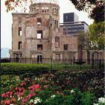 At the Hiroshima Peace Memorial Park, the A-Bomb Dome, to